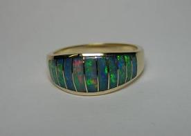opal inlay ring repair, opal inlay ring, opal repair, inlay repair, Australian opal ring
