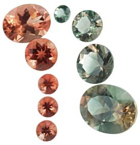 Oregon Sunstone, sunstone, exotic sunstone, red sunstone, green sunstone, sunstone gem, oval sunstone, round sunstone